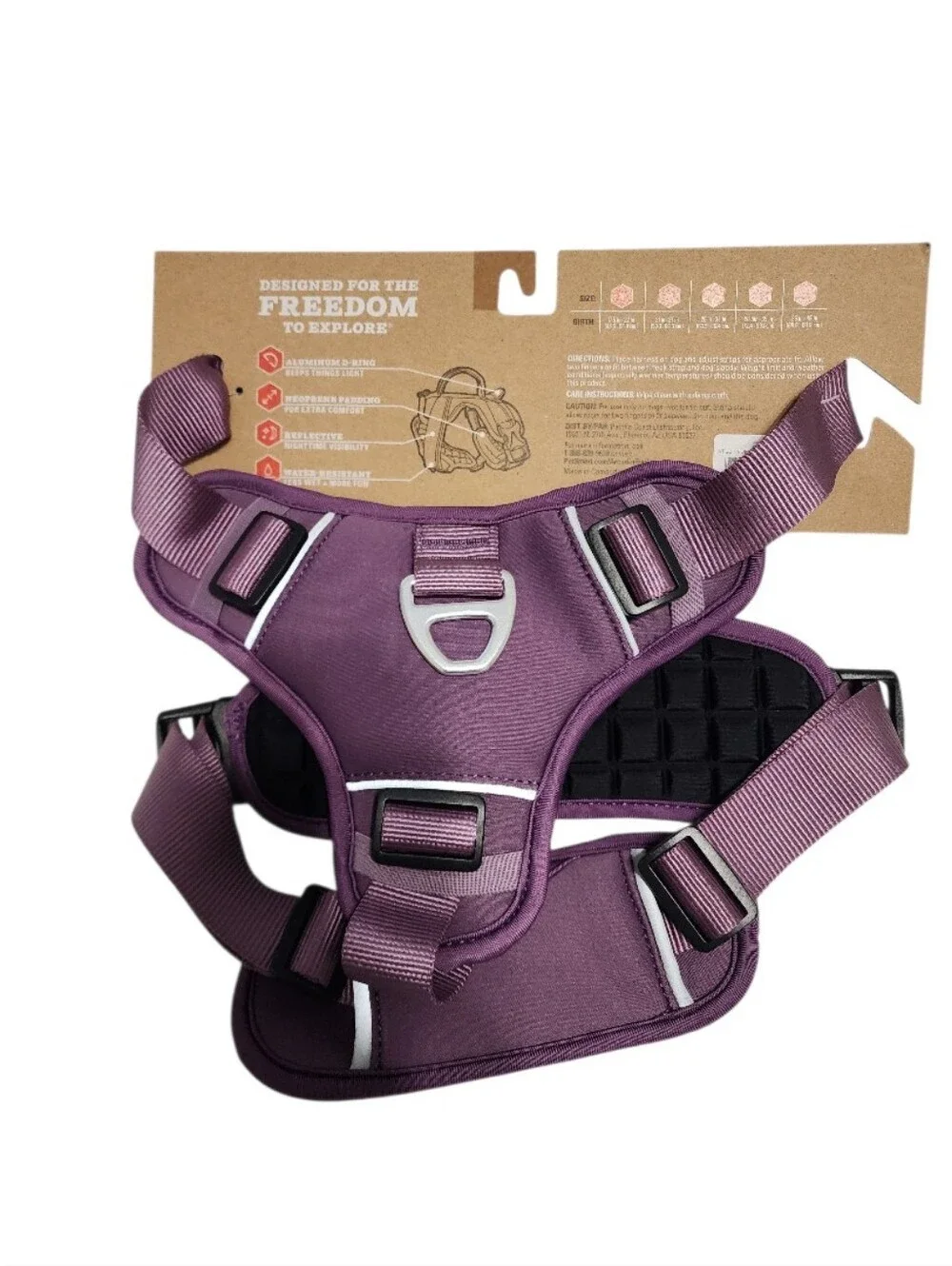 Arcadia Trail Neoprene Dog Harness Nwt